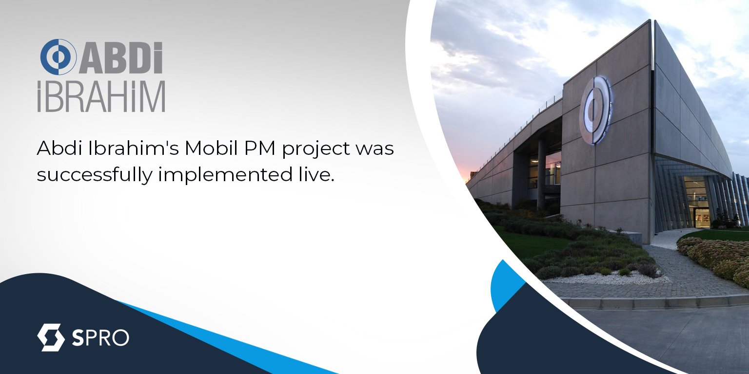Abdi İbrahim's Mobil PM project was successfully implemented live.