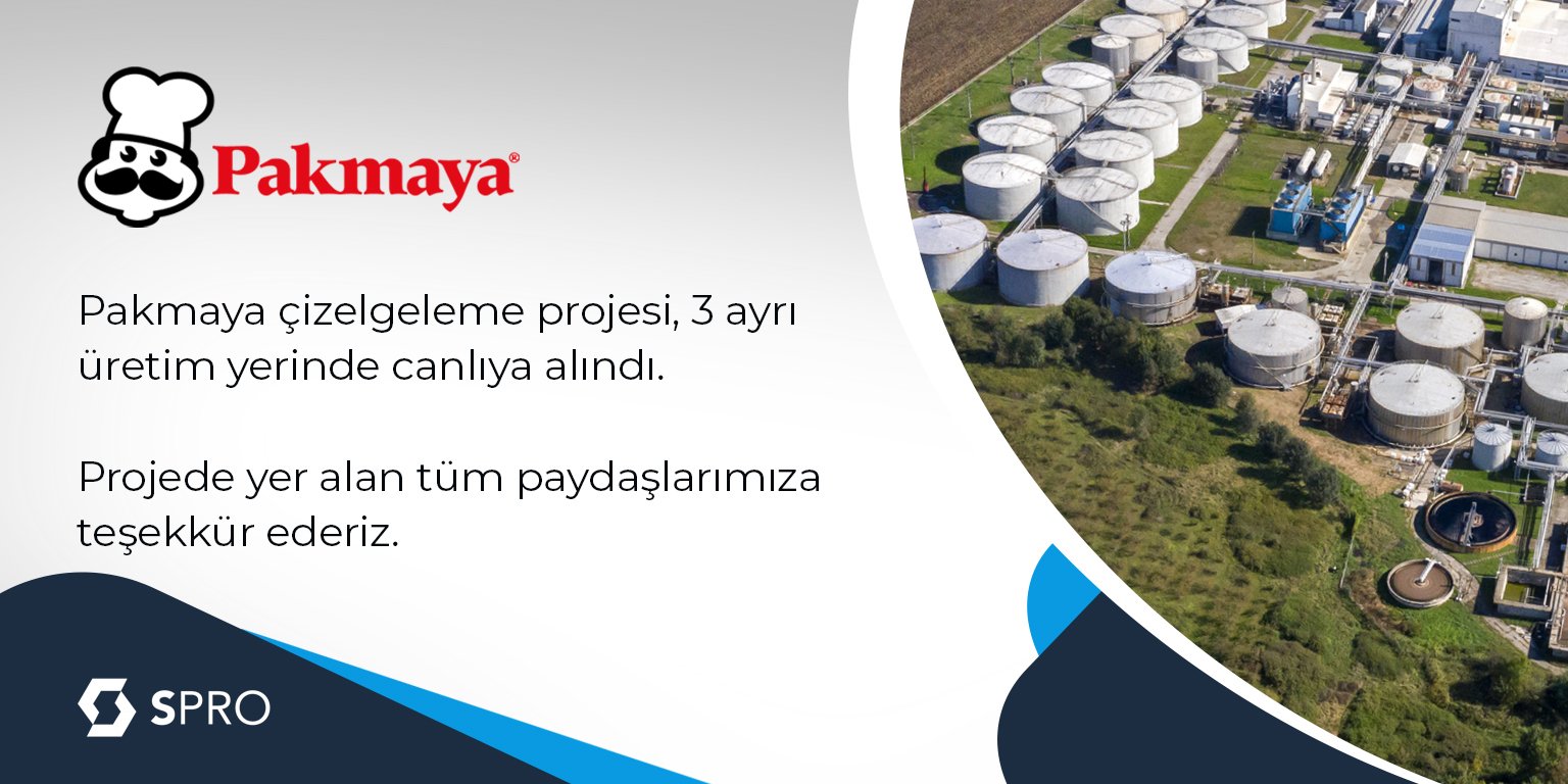  Pakmaya çizelgeleme projesi canlıya alındı 